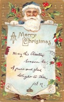 Ретро открытки - Санта Клаус. Рождественские поздравления