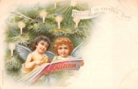Ретро открытки - С Рождеством. Победа в величии Господа