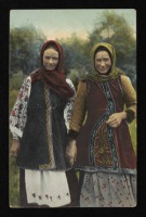 Ретро открытки - Ретро-поштівка.  Типи. Українське вбрання.