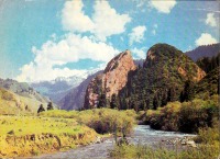 Ретро открытки - Горный пейзаж