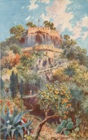 Ретро открытки - Каскад фонтанов Несулина в Королевском саду Ниццы