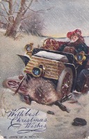 Ретро открытки - Автомобильные радости