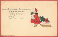 Ретро открытки - Подарки к Рождеству