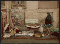 Ретро открытки - Персия. Персидская семья