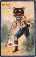 Ретро открытки - Наши бойскауты, Тигр