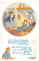 Ретро открытки - Маленькая Полли Флиндерс