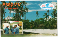 Ретро открытки - QSL-карточка Самоа - Samoa (двусторонние)