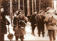 Латвия - Латышские партизаны. Зима 1944 г.