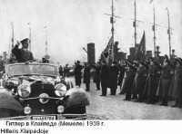 Литва - Клайпеда (Мемель). Прибытие Гитлера в город.