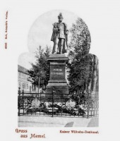 Литва - Клайпеда (Мемель).  Памятник Кайзеру Вильгельму