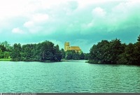 Литва - Вид на Тракайский замок
