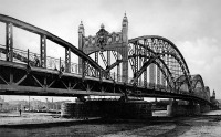 Литва - Северный портал моста Королевы Луизы на литовской стороне. 1907 год.