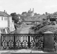 Вильнюс - Вид с Заречного моста на костёл миссионеров
