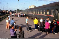 Вильнюс - На перроне станции Вильнюс-Центральный (Vilniaus gele?inkelio stotis)