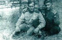 Солдаты и офицеры Советской армии - Отец и сын