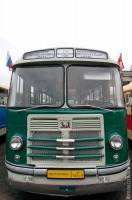 Автобусы - ЗИЛ-158, выставка Мосгортранса.