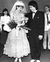 Ретро свадьба - Лолита Милявская (певица) и Александр Беляев, 1985 год
