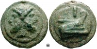 Старинные деньги (бумажные, монеты) - Медный асс, ок. 240—225 годов до н. э.