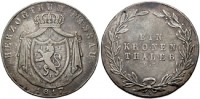 Старинные деньги (бумажные, монеты) - Кроненталер Нассау, 1817 год