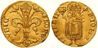 Старинные деньги (бумажные, монеты) - Флорин (гульден) города Любек, 1341 год