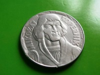 Старинные деньги (бумажные, монеты) - Польша.10 злотых 1959 г. Николай Коперник