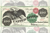 Старинные деньги (бумажные, монеты) - Эволюция «франклина»: как менялся дизайн $100 за историю США