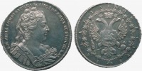 Старинные деньги (бумажные, монеты) - 1 рубль 1730 года («Анна с цепью») – 700 тыс. долларов США