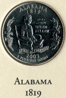 Старинные деньги (бумажные, монеты) - Алабама.