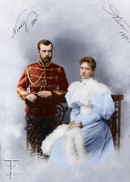  - Император Николай Второй и императрица Александра Фёдоровна. 1895