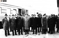 Ретро знаменитости - Л.И.Брежнев прибыл из Баку на Курский вокзал.