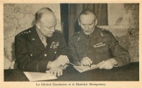 Ретро знаменитости - Генерал Эйзенхауэр и маршал Монтгомери