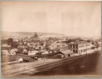 Грузия - Общий вид на местечко Сурам в конце 19 века