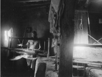 Киргизия - Ош. За ткацким станком,  1906