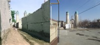 Узбекистан - Фотосравнения. Улица в Бухаре и вид на мечеть Чар-Минар, 1911-2018