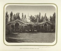 Ташкент - Туркестанская выставка 1886 г.  Павильон фабрики  Н. И. Иванова