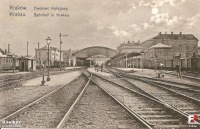 Краков - Краків.  Залізничний вокзал.