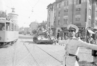 Бухарест - В день вступления советских войск в столицу Румынии Бухарест
