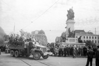 Бухарест - Вступления советских войск в столицу Румынии Бухарест
