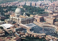Ватикан - Citta del Vaticano-Piazza e Basilica di S.Pietro Италия , Лацио , Провинция Рим , Рим