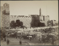 Израиль - Рынок у ворот Яффо в Иерусалиме, 1867-1870