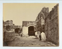 Израиль - Ворота Св. Стефана в Иерусалиме, 1867-1871