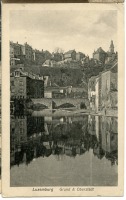 Люксембург - Вид Верхнего города, 1910-1913