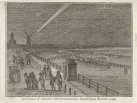 Нидерланды - Комета над Амстердамом  в августе- сентябре 1769
