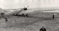 Авиация - Самолёт Валерия Чкалова АНТ-25 на острове Удд.