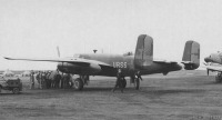 Авиация - Один из первых бомбардировщиков В-25 