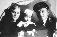 Авиация - В.А.Ференс с женой и дочерью. 1939-1940