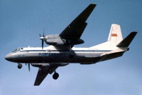 Авиация - Советский военно-транспортный самолет Ан-26 в небе над Сусуманом. 1998-2012