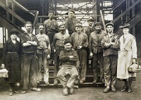 Бохум - Польские рабочие на руднике. 1922 г.