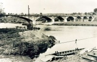 Бохум - 1950г. Бохум. река Рур.