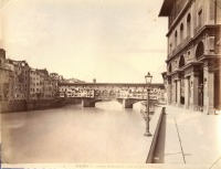 Флоренция - Ponte Vecchio e Portico degli Uffizi .
